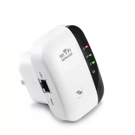 Szélessávú, 300 méter nagy hatótávolságú Wi-Fi erősítő, Wi-Fi repeater